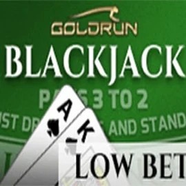 Blackjack Low Bets slot logo by Holland Power Gaming at HappySlots Casino