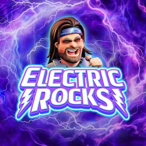 Slots logo of Electric Rocks from Inspired Gaming at HappySlots Casino