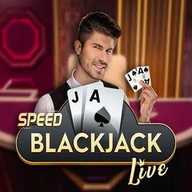 Speed Blackjack casino game by Pragmatic Play – featured logo at HappySlots Casino