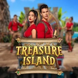 Treasure Island game by Pragmatic Play – logo hosted on HappySlots Casino